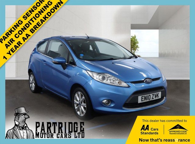 2010 FORD FIESTA 1.25 Zetec Hatchback 3dr Petrol Manual (129 g/km, 81 bhp) £3500.00