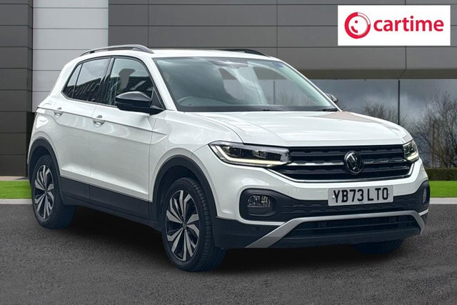 View our Volkswagen T-Cross 1.0 TSI Black Edition SUV 5dr Petrol DSG Euro 6 (s/s) (110 ps) Front / Rear Parking Sensors, Infotainment System, 17In Alloys, Electrically Foldable Door Mirrors, Air Conditioning