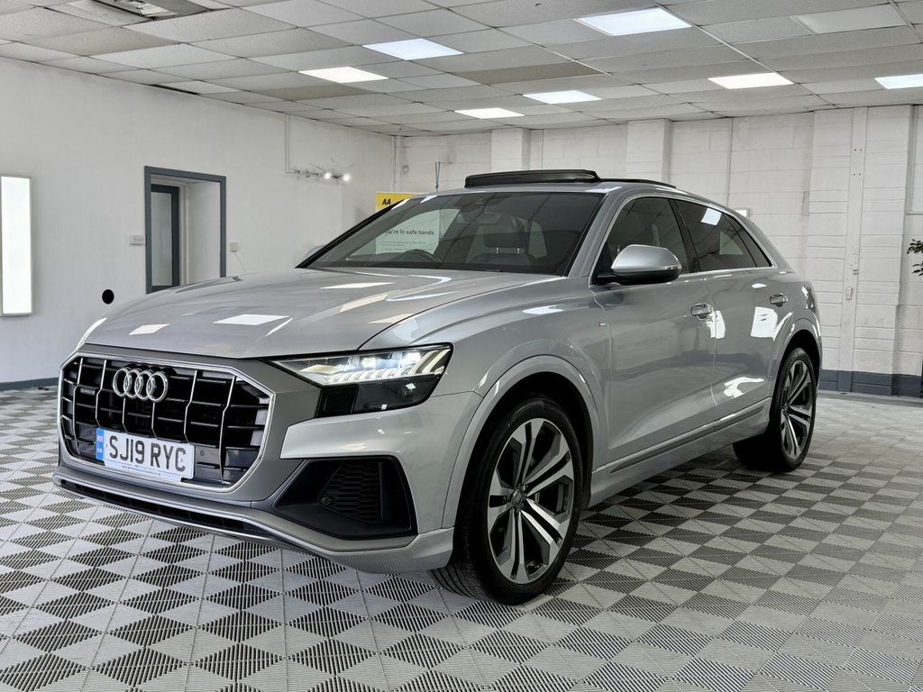 USED 2019 19 AUDI Q8 3.0 TDI V6 50 S line SUV 5dr Diesel Tiptronic quattro Euro 6 (s/s) (286 ps) 