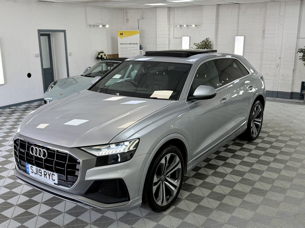 USED 2019 19 AUDI Q8 3.0 TDI V6 50 S line SUV 5dr Diesel Tiptronic quattro Euro 6 (s/s) (286 ps) 