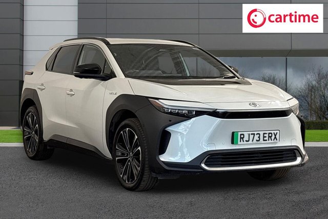 View our Toyota Bz4x 71.4kWh Vision SUV 5dr Electric Auto (11kW OBC) (204 ps) 360 Panoramic View Monitor, Front / Rear Parking Sensors, Android Auto / Apple CarPlay, Heated Front Seats, Heated Steering Wheel