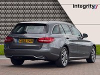 USED 2017 66 MERCEDES-BENZ C-CLASS 2.0 C200 Sport (Premium) Estate 5dr Petrol G-Tronic+ Euro 6 (s/s) (184 ps) 1 Owner | Pan Roof | Reverse Camera