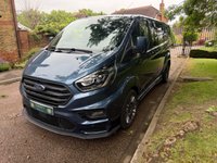 USED 2022 22 FORD TRANSIT CUSTOM 2.0 320 EcoBlue Limited Crew Van MS-RT Double Cab 5dr Diesel Auto L2 H1 Euro 6 (s/s) (185 ps) FULL HISTORY AND GREAT VALUE