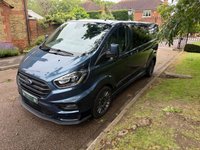 USED 2022 22 FORD TRANSIT CUSTOM 2.0 320 EcoBlue Limited Crew Van MS-RT Double Cab 5dr Diesel Auto L2 H1 Euro 6 (s/s) (185 ps) FULL HISTORY AND GREAT VALUE