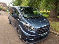USED 2022 22 FORD TRANSIT CUSTOM 2.0 320 EcoBlue Limited Crew Van MS-RT Double Cab 5dr Diesel Auto L2 H1 Euro 6 (s/s) (185 ps) FULL HISTORY AND GREAT VALUE