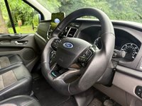 USED 2022 22 FORD TRANSIT CUSTOM 2.0 320 EcoBlue Limited Crew Van MS-RT Double Cab 5dr Diesel Auto L2 H1 Euro 6 (s/s) (185 ps) FULL HISTORY AND GREAT VALUE
