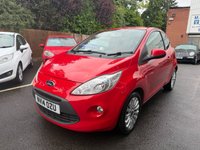 USED 2014 14 FORD KA 1.2 Zetec Hatchback 3dr Petrol Manual Euro 5 (s/s) (69 ps) **LOW TAX** **LOW INSURANCE**