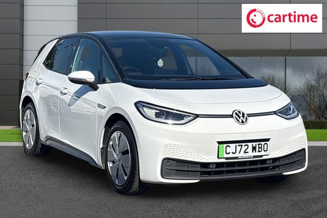View our Volkswagen Id.3 Pro Performance 58kWh Family Hatchback 5dr Electric Auto (204 ps) Front / Rear Parking Sensors, App Connect, Comfort Package Plus, Design Package Plus, Infotainment System