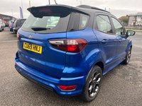 USED 2019 69 FORD ECOSPORT 1.0T EcoBoost GPF ST-Line SUV 5dr Petrol Manual Euro 6 (s/s) (125 ps) PART LEATHER& SUEDE*AUTO START/STOP