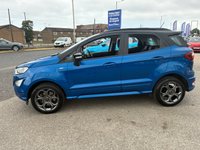 USED 2019 69 FORD ECOSPORT 1.0T EcoBoost GPF ST-Line SUV 5dr Petrol Manual Euro 6 (s/s) (125 ps) 2 OWNERS FROM NEW* 4 STAMP SERVICE HISTORY* AUTOMATIC* SAT NAV* PARKING SENSORS* REVERSING CAMERA* CRUISE CONTROL* AUTO START / STOP* TRACTION CONTROL* 6 SPEED* PART LEATHER WITH SUEDE
