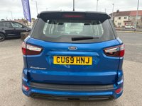 USED 2019 69 FORD ECOSPORT 1.0T EcoBoost GPF ST-Line SUV 5dr Petrol Manual Euro 6 (s/s) (125 ps) 2 OWNERS FROM NEW* 4 STAMP SERVICE HISTORY* AUTOMATIC* SAT NAV* PARKING SENSORS* REVERSING CAMERA* CRUISE CONTROL* AUTO START / STOP* TRACTION CONTROL* 6 SPEED* PART LEATHER WITH SUEDE