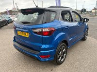 USED 2019 69 FORD ECOSPORT 1.0T EcoBoost GPF ST-Line SUV 5dr Petrol Manual Euro 6 (s/s) (125 ps) 2 OWNERS FROM NEW* 4 STAMP SERVICE HISTORY* AUTOMATIC* SAT NAV* PARKING SENSORS* REVERSING CAMERA* CRUISE CONTROL* AUTO START / STOP* TRACTION CONTROL* 6 SPEED* PART LEATHER WITH SUEDE