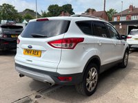 USED 2014 14 FORD KUGA 2.0 TDCi Zetec SUV 5 Door Diesel Manual White 2WD  BLUETOOTH+USB POINT+CD PLAYER