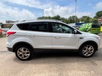 USED 2014 14 FORD KUGA 2.0 TDCi Zetec SUV 5 Door Diesel Manual White 2WD  BLUETOOTH+USB POINT+CD PLAYER