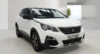 2017 PEUGEOT 3008 1.6 BlueHDi Allure SUV 5 Door Diesel Automatic White EAT Euro 6 1 Former Keeper &pound;11000.00