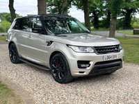USED 2015 64 LAND ROVER RANGE ROVER SPORT 3.0h SDV6 AUTOBIOGRAPHY DYNAMIC DIESEL HYBRID AUTOMATIC 4X4 ** FULL HISTORY INC BELTS **