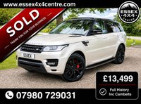 USED 2015 64 LAND ROVER RANGE ROVER SPORT 3.0h SDV6 AUTOBIOGRAPHY DYNAMIC DIESEL HYBRID AUTOMATIC 4X4 ** FULL HISTORY INC BELTS **