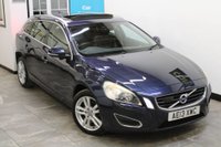 USED 2013 13 VOLVO V60 2.4 D5 SE Lux Nav Geartronic Euro 5 5dr CAMBELT 22/SAME OWNER 12+YEARS