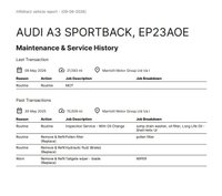 USED 2023 23 AUDI A3 1.0 TFSI 30 S line Sportback 5dr Petrol S Tronic Euro 6 (s/s) (110 ps) Wireless Apple CarPlay and Android