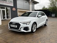 USED 2023 23 AUDI A3 1.0 TFSI 30 S line Sportback 5dr Petrol S Tronic Euro 6 (s/s) (110 ps) Wireless Apple CarPlay and Android