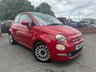 USED 2018 18 FIAT 500 1.2 Lounge Hatchback 3dr Petrol Manual Euro 6 (s/s) (69 bhp) 