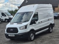 USED 2018 68 FORD TRANSIT 2.0 350 ECOBLUE LEADER MWB FWD L2 H3 EURO 6 (130 ps) MWB, EXTRA HIGH ROOF, ONE OWNER FROM NEW, EURO 6, 44K MILES