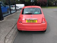USED 2019 19 FIAT 500 1.2 Lounge Hatchback 3dr Petrol Manual Euro 6 (s/s) (69 bhp) ONLY 17,214 MILES FROM NEW