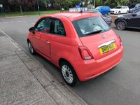 USED 2019 19 FIAT 500 1.2 Lounge Hatchback 3dr Petrol Manual Euro 6 (s/s) (69 bhp) ONLY 17,214 MILES FROM NEW