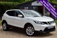 USED 2014 14 NISSAN QASHQAI 1.2 DIG-T Acenta Premium SUV 5dr Petrol Manual 2WD Euro 5 (s/s) (115 ps) 9 SERVICES + NEW MOT! PAN ROOF, SAT NAV, CAMERA, SENSORS!