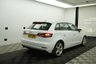 USED 2017 17 AUDI A3 1.6 TDI Sport Sportback 5dr Diesel Manual Euro 6 (s/s) (110 ps) ONLY &pound;20 A YEAR ROAD TAX+LONG MOT UNTIL 16.05.2027+SATELLITE NAVIGATION SYSTEM+DAB DIGITAL RADIO+BLUETOOTH INTERFACE+DUAL ZONE CLIMATE CONTROL AIR-CONDITIONING+AUTOMATIC HEADLIGHT ACTIVATION+RAIN-SENSING WINDSCREEN WIPERS+PARKING ASSISTANCE+'GLACIER WHITE' PAINT+17 INCH 5-ARM ALLOY WHEELS.