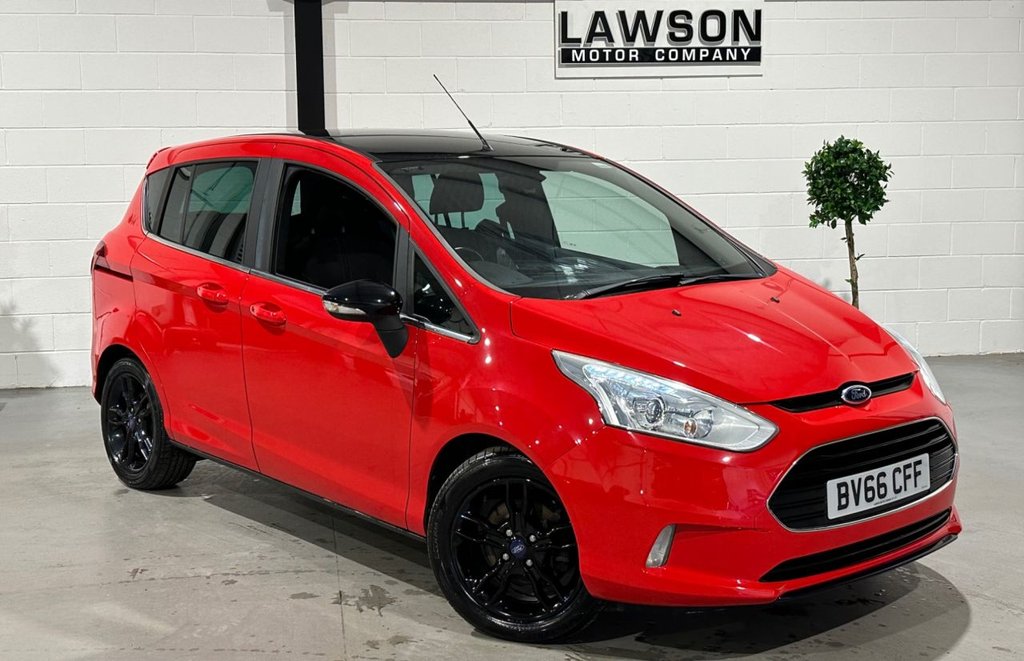 USED 2016 66 FORD B-MAX 1.0T EcoBoost Zetec Red Edition MPV 5dr Petrol Manual Euro 6 (s/s) (140 ps) 