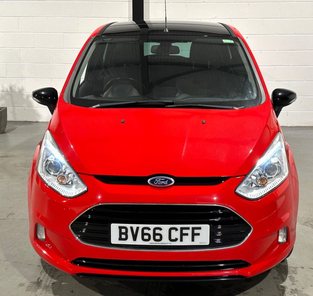 USED 2016 66 FORD B-MAX 1.0T EcoBoost Zetec Red Edition MPV 5dr Petrol Manual Euro 6 (s/s) (140 ps) 