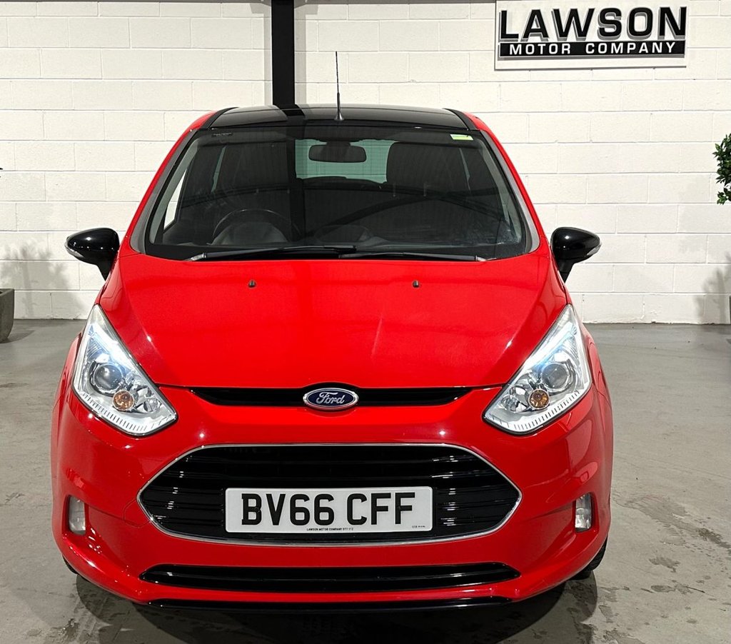 USED 2016 66 FORD B-MAX 1.0T EcoBoost Zetec Red Edition MPV 5dr Petrol Manual Euro 6 (s/s) (140 ps) 