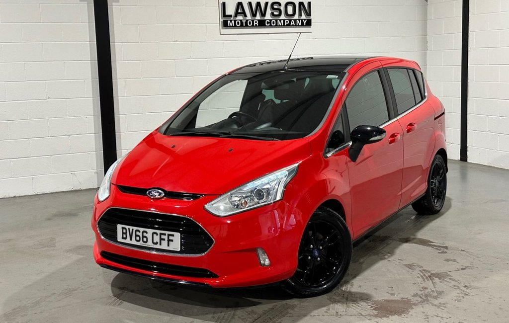 USED 2016 66 FORD B-MAX 1.0T EcoBoost Zetec Red Edition MPV 5dr Petrol Manual Euro 6 (s/s) (140 ps) 