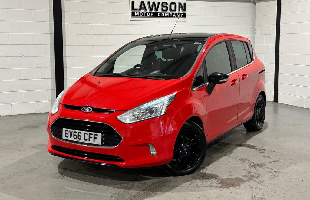 USED 2016 66 FORD B-MAX 1.0T EcoBoost Zetec Red Edition MPV 5dr Petrol Manual Euro 6 (s/s) (140 ps) 