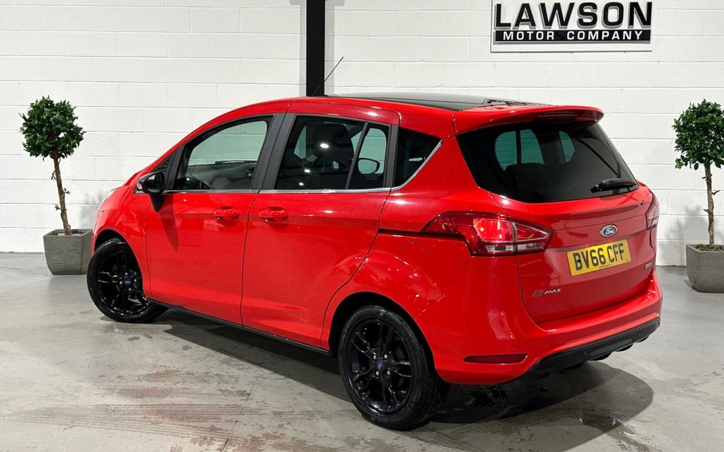 USED 2016 66 FORD B-MAX 1.0T EcoBoost Zetec Red Edition MPV 5dr Petrol Manual Euro 6 (s/s) (140 ps) 