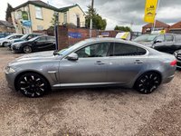 USED 2014 64 JAGUAR XF 2.2d Luxury Saloon 4dr Diesel Auto Euro 5 (s/s) (163 ps) , BIG SPEC CAR, 17IN ALLOYS, SAT NAV, FULL LEATHER, MEGA VALUE,  SERVICE HISTORY