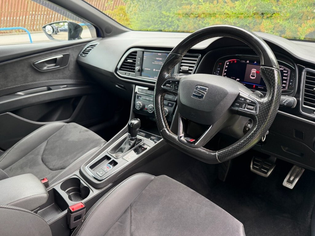 USED 2018 68 SEAT LEON 2.0 TSI Cupra 290 Hatchback 5dr Petrol DSG Euro 6 (s/s) (290 ps) CARPLAY, DAB, LEATHER, 2KEYS