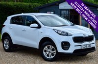 USED 2016 16 KIA SPORTAGE 1.6 GDi 1 SUV 5dr Petrol Manual Euro 6 (130 bhp) 10 SERVICES, NEW MOT & TYRES! CRUISE CONTROL, DAB, BLUETOOTH!