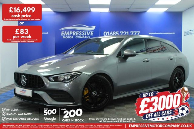 View our Mercedes-Benz Cla 2.0 CLA220d AMG Line (Premium 2) Shooting Brake 5dr Diesel 8G-DCT Euro 6 (s/s) (190 ps)
