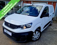 USED 2020 20 PEUGEOT PARTNER 1.5 BlueHDi 1000 Professional Standard Panel Van 5dr Diesel Manual SWB Euro 6 (s/s) (100 bhp) 5 PARTNERS IN STOCK