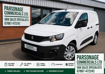2020 PEUGEOT PARTNER 1.5 BlueHDi 1000 Professional Standard Panel Van 5dr Diesel Manual SWB Euro 6 (s/s) (100 bhp) &pound;7995.00