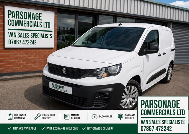 View our Peugeot Partner 1.5 BlueHDi 1000 Professional Standard Panel Van 5dr Diesel Manual SWB Euro 6 (s/s) (100 bhp)