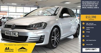 2016 VOLKSWAGEN GOLF 2.0 TDI BlueMotion Tech GTD Hatchback 5dr Diesel Manual Euro 6 (s/s) (184 ps) £12390.00