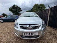 USED 2014 14 VAUXHALL ZAFIRA 1.8 16V Exclusiv MPV 5dr Petrol Manual Euro 5 (120 ps) 