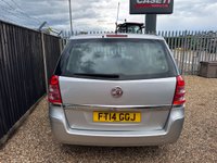 USED 2014 14 VAUXHALL ZAFIRA 1.8 16V Exclusiv MPV 5dr Petrol Manual Euro 5 (120 ps) 