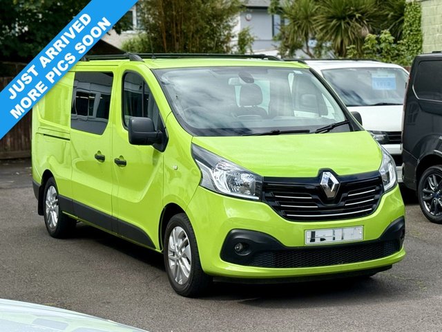 View our Renault Trafic 1.6 dCi ENERGY 29 Sport Nav Crew Van Double Cab 6dr Diesel Manual LWB Euro 6 (s/s) (145 ps)
