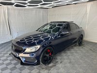 USED 2014 64 MERCEDES-BENZ C CLASS 2.1 C250d AMG Line (Premium Plus) Saloon 4dr Diesel G-Tronic+ Euro 6 (s/s) (204 ps) PAN ROOF+BODYKIT+LOW MILES!!