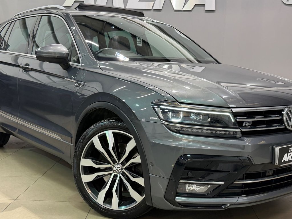 USED 2017 17 VOLKSWAGEN TIGUAN 2.0 TDI BlueMotion Tech R-Line SUV 5dr Diesel DSG 4Motion Euro 6 (s/s) (190 ps) 