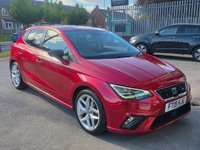 USED 2019 19 SEAT IBIZA 1.0 TSI FR Hatchback 5dr Petrol Manual Euro 6 (s/s) GPF (95 ps) 6 MONTHS RAC PLATINUM WARRANTY DAB